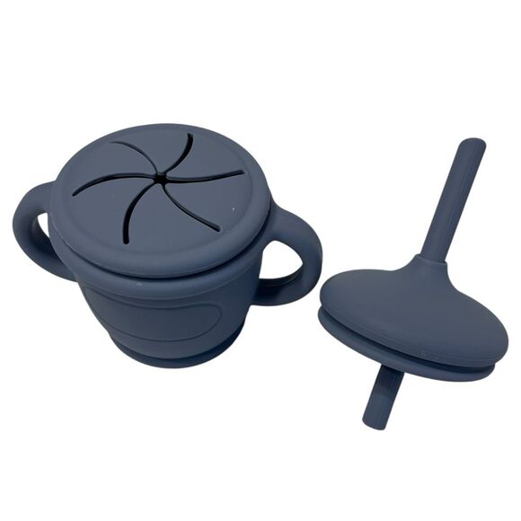 avender Baby Feeding Set 9pc Silicone Suction Plate Bowl Cup Bib Spoon Fork BPA - Picture 4 of 8